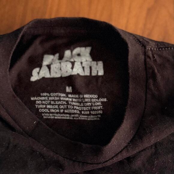 Black Sabbath T Shirt Black Lives Matter Ozzy Osbourne BLM Tee Shirt Size M - Picture 4 of 6